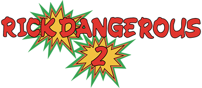 Rick Dangerous 2 logo for ZX Spectrum